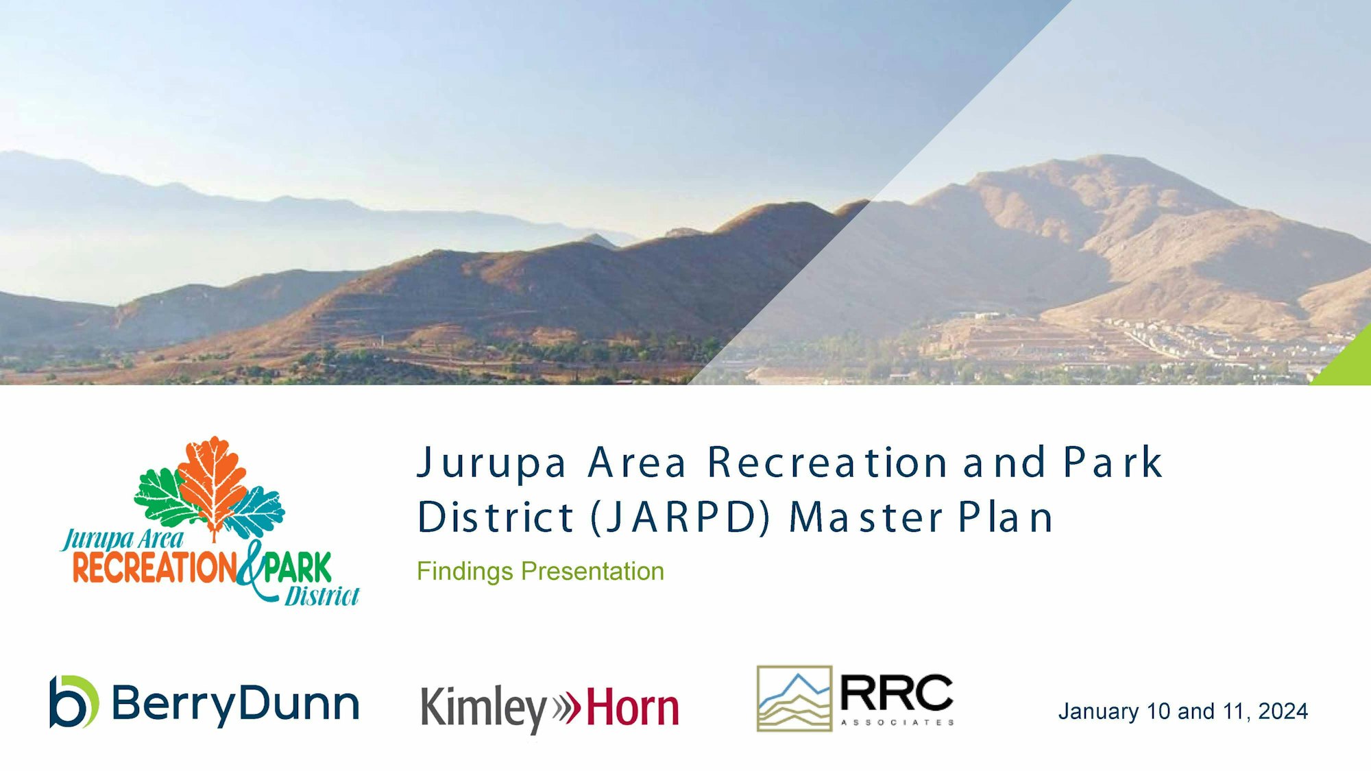 Trails Master Plan Jurupa Area Recreation and Park District